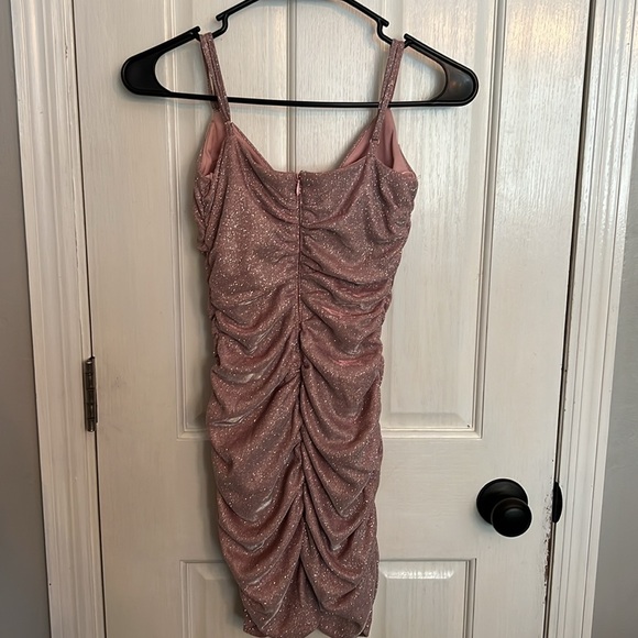 Jump Apparel pink Metallic dress - Picture 6 of 9